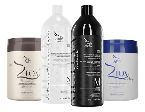 Zap Kit Me Leva Mais 2x1l + Másc Ztox + Ztox Matiz 2x950g