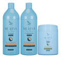 Zap Me Leva Shampoo, Cond/ + Máscara Óleo De Coco E Pantenol Kit Cabelos Finos
