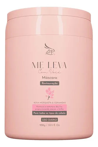 Zap Kit Máscara Babosa + Rosa Mosqueta + Óleo De Coco 3x950g