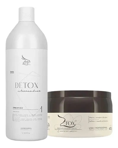 Zap Shampoo Antirresiduos 1l + Ztox Macadamia - 400g