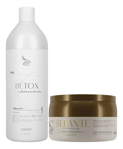 Zap Shampoo Antirresiduos 1l + Selante Banho De Verniz 400g