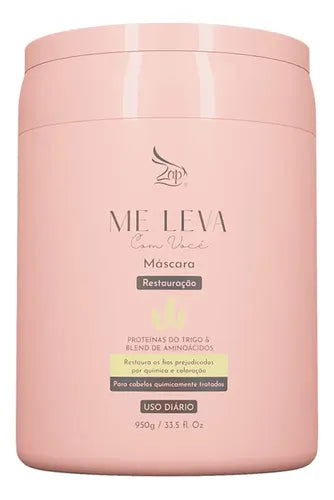 Zap 03 Kit Máscara Argan + Trigo + Rosa Mosqueta - 3x950g
