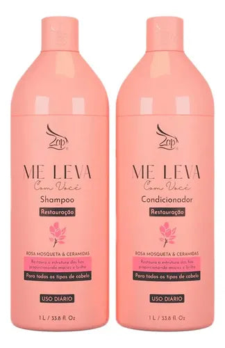 Zap Sh E Cond Kits Rosa Mosqueta + Babosa + Mega Repair 6x1l