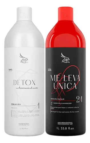 Zap Shampoo Antirresíduos + Me Leva Única Máscara 2x1l