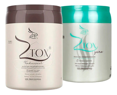 Zap Máscara Ztox Zero + Ztox - 2x950g