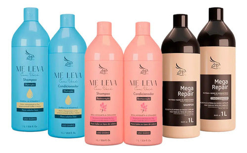 Zap Sh E Con 03 Kits Vitamina C + R Mosqueta + Mega Repair