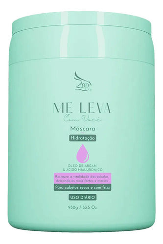 Zap 03 Kit Máscara Argan + Babosa + Óleo De Coco - 3x950g