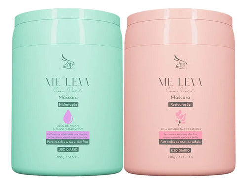 Zap Kit Másc Argan E Hialurônico + R. Mosqueta E Ceramidas