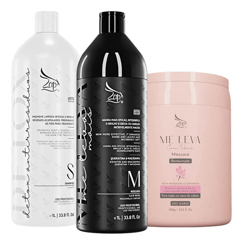 Zap Me Leva Mais 2x1l+máscara Rosa Mosqueta 950g