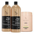 Zap Kit Mega Repair Sh E Cond 2x1l + Máscara Trigo 950g