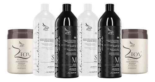 Zap 02 Kit Me Leva+ - 4x1l + Máscara Ztox - 2x950g