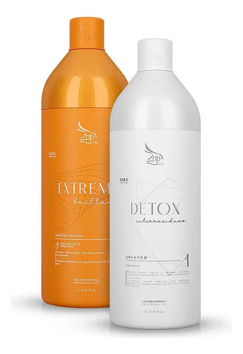Zap Cosmeticos Kit Extreme Brilliant Redutor De Volume 2x1l