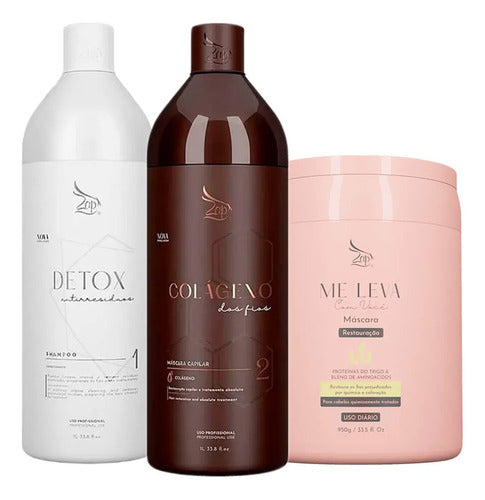 Zap Kit Colágeno - 2x1l + Máscara Trigo - 950g