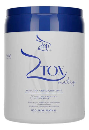 Zap Máscara Ztox Macadâmia + Máscara Ztox Matiz - 2x950g