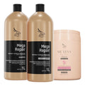Zap Kit Mega Repair Sh E Cond 2x1l + Máscara Rosa Mosqueta