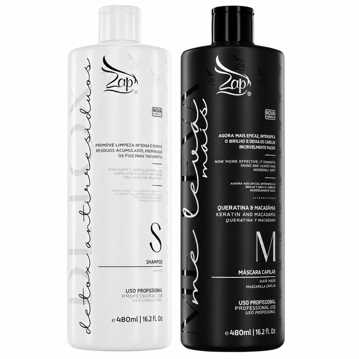 Zap Cosméticos Kit Tratamento Capilar Me Leva 500ml