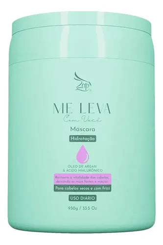 Zap Kit Másc Argan E Hialurônico + Mandioca E Óleo Rícino