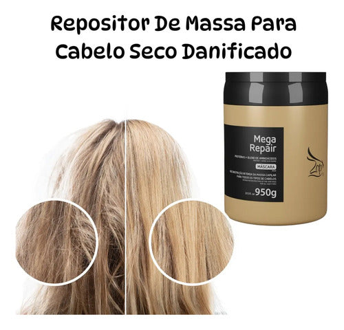 Zap Mega Repair Máscara Reconstrução Intensa - 950g