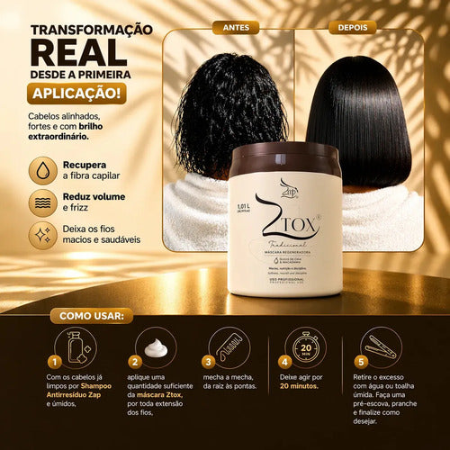 Zap Ztox Oleo Macadamia & Chia Mascara 950g