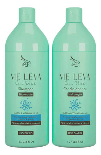 Zap Shampoo E Cond Kits Babosa + Mandioca + Mega Repair 6x1l