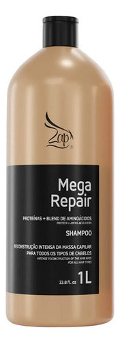 Zap Mega Repair Kit Shampoo E Condicionador - 2x1l