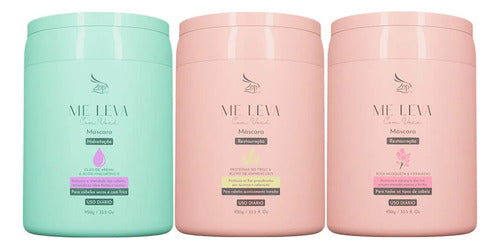 Zap 03 Kit Máscara Argan + Trigo + Mandioca - 3x950g