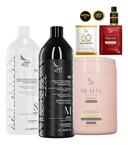 Zap Me Leva Mais 2x1l + Máscara Trigo - 950g
