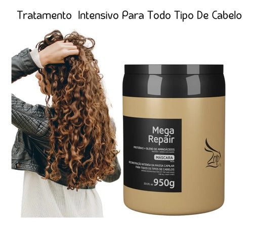 Zap Mega Repair Máscara Reconstrução Intensa - 950g