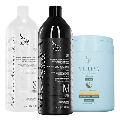 Zap Me Leva Mais 2x1l + Másc Óleo De Coco 950g