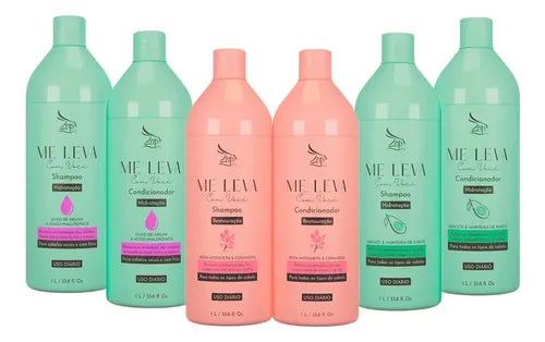 Zap Sh E Con Kits Hialurônico + Rosa Mosqueta + Abacate 6x1l