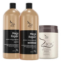 Zap Kit Mega Repair Sh E Cond 2x1l + Máscara Ztox 950g