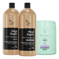 Zap Kit Mega Repair Sh E Cond 2x1l + Máscara Argan - 950g
