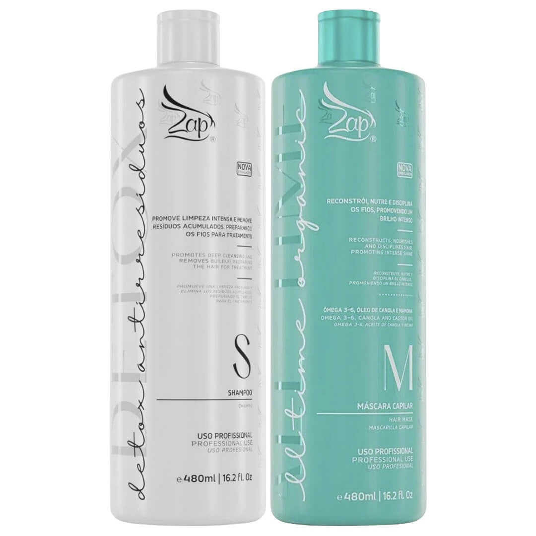 Zap Cosméticos Kit Tratamento Capilar All Time Orgânica 500ml